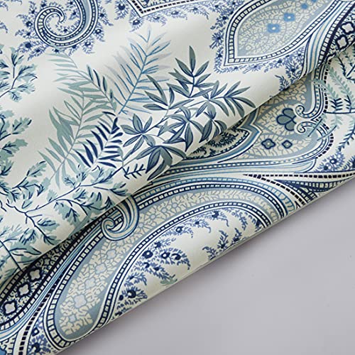 Floral Design Window Drapes Grommet Room Darkening Blackout Curtains - Anna's Linens