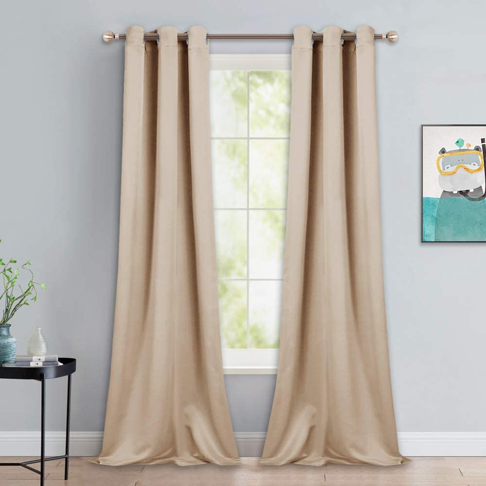 Light Blocking Curtain Soft Fabric 1 Pair - Anna's Linens