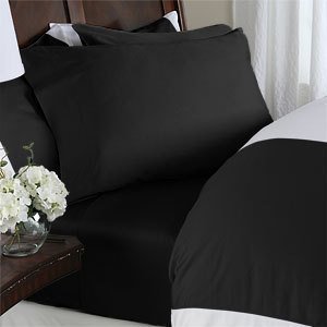 Luxurious 1500 Thread Embroidered Softest Premium 4 pcs Bed Sheets Wrinkle Fade Resistant - Anna's Linens