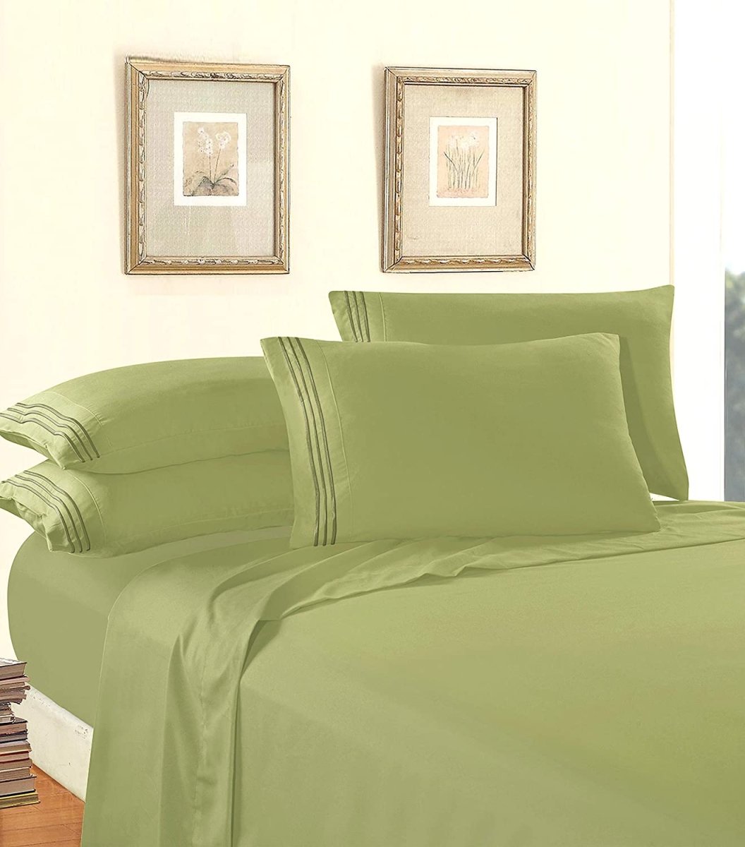 Soft 1500 Thread Count Egyptian 4 pcs Premium Quality Wrinkle Resistant Coziest Bedding Set Deep Pockets - Anna's Linens