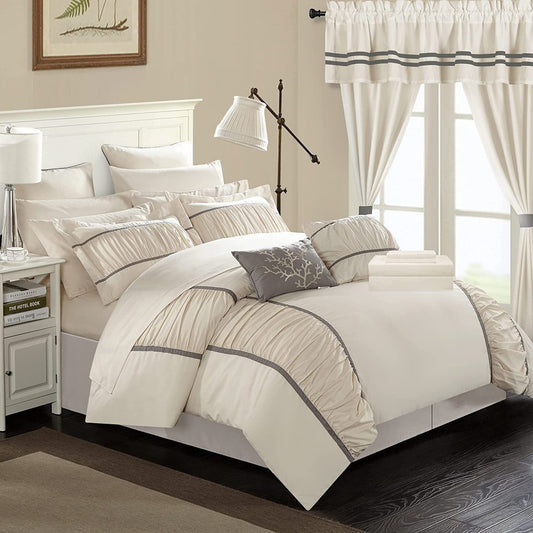 Master Bedroom 24 Piece Bed in A Bag Comforter Set - Anna's Linens