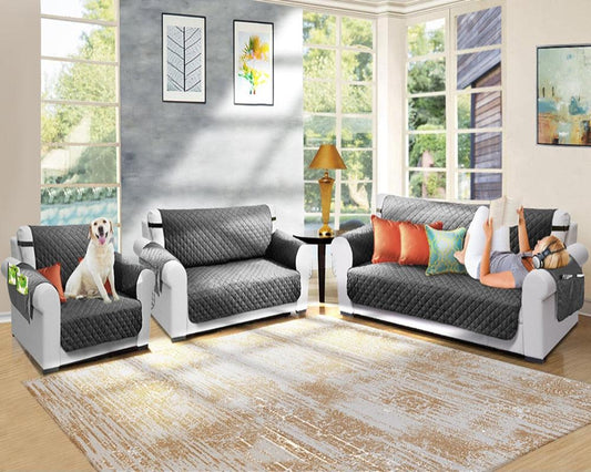 Sectional Sofa Couch Cover Stretch Elastic Recliner Sofa Cover Water Resistance Anti Slip - Anna's Linens