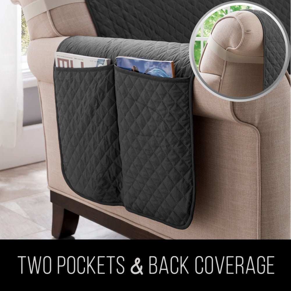 Sectional Sofa Couch Cover Stretch Elastic Recliner Sofa Cover Water Resistance Anti Slip - Anna's Linens