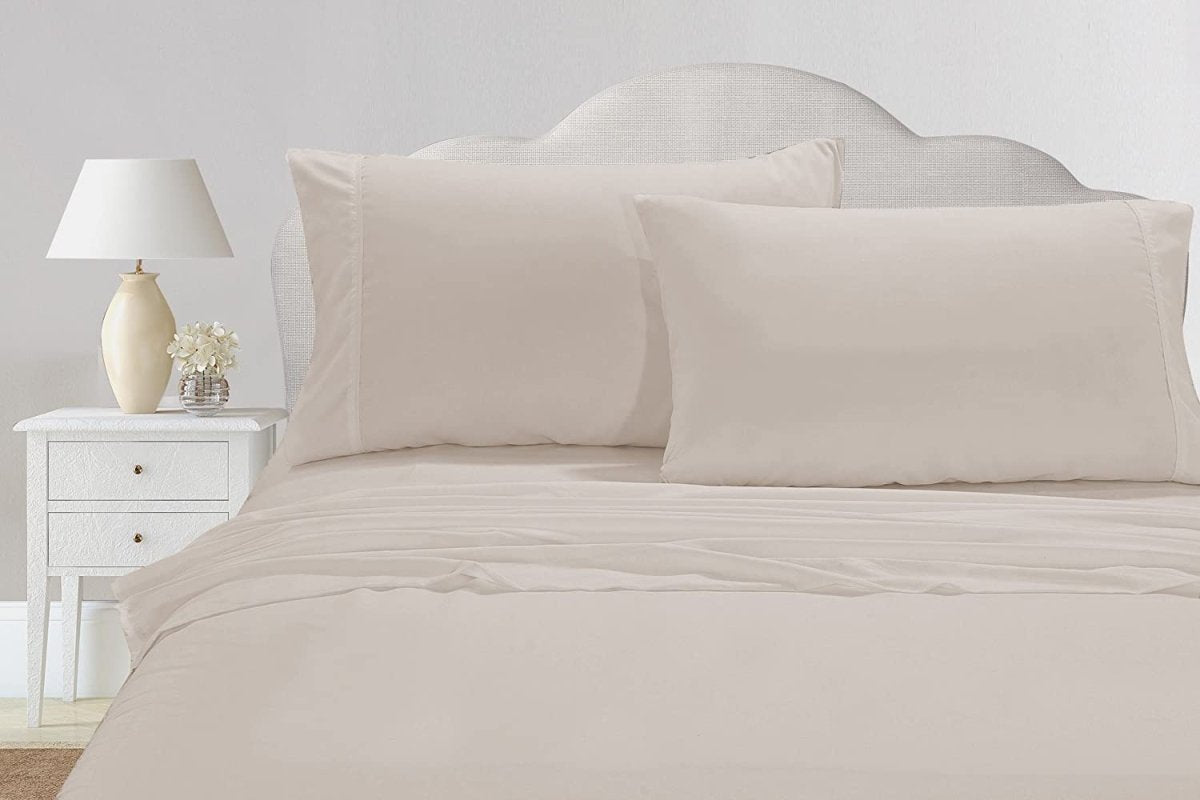 Set of 2 Silky Soft Polyester Single Flat Sheet - Anna's Linens