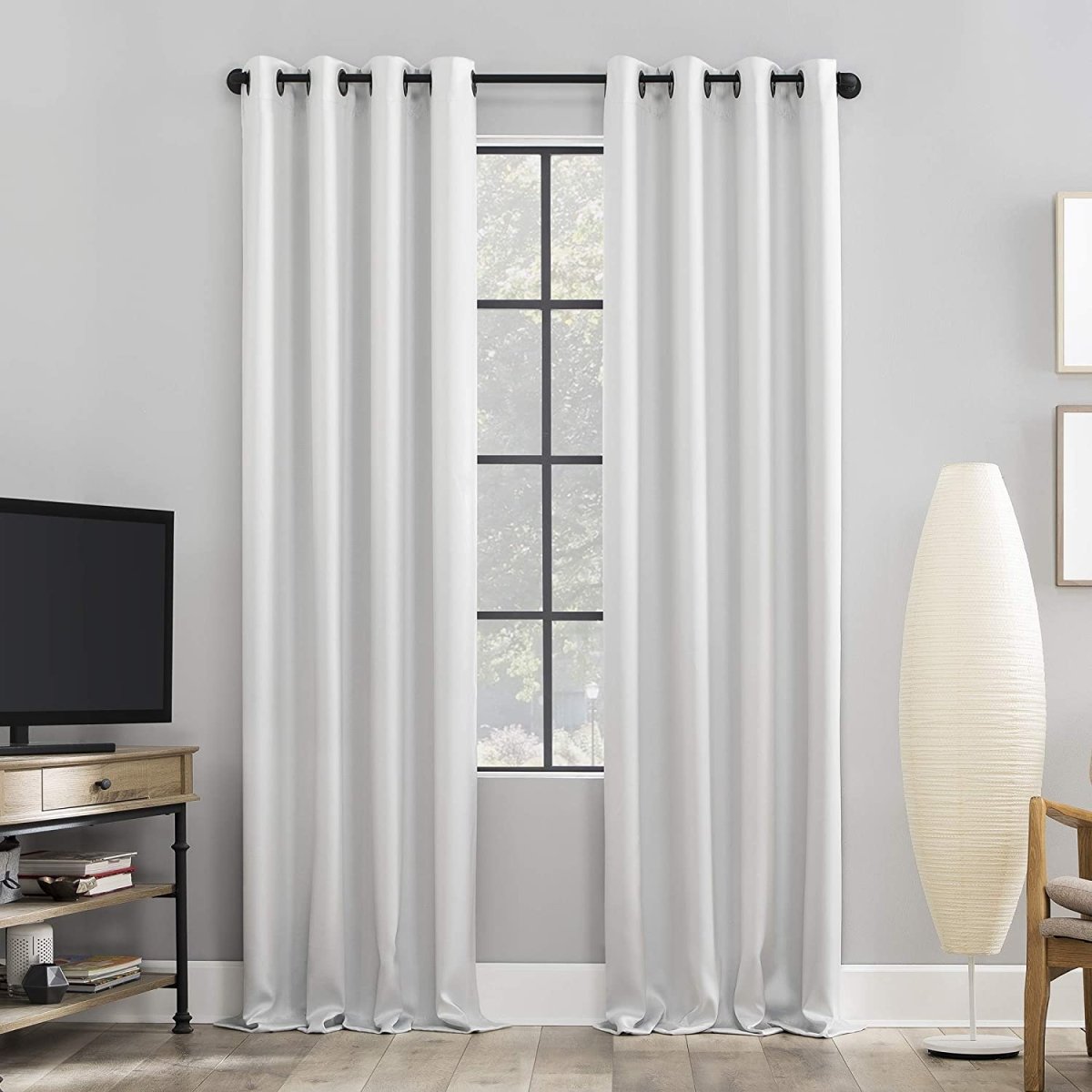 Set of 2. Sun Zero Blackout Grommet Curtain - Anna's Linens