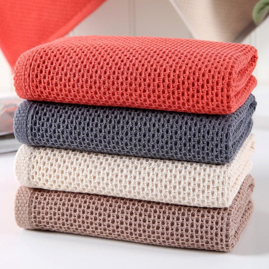 Set of 3. Cotton Hand Waffle Towels - Anna's Linens