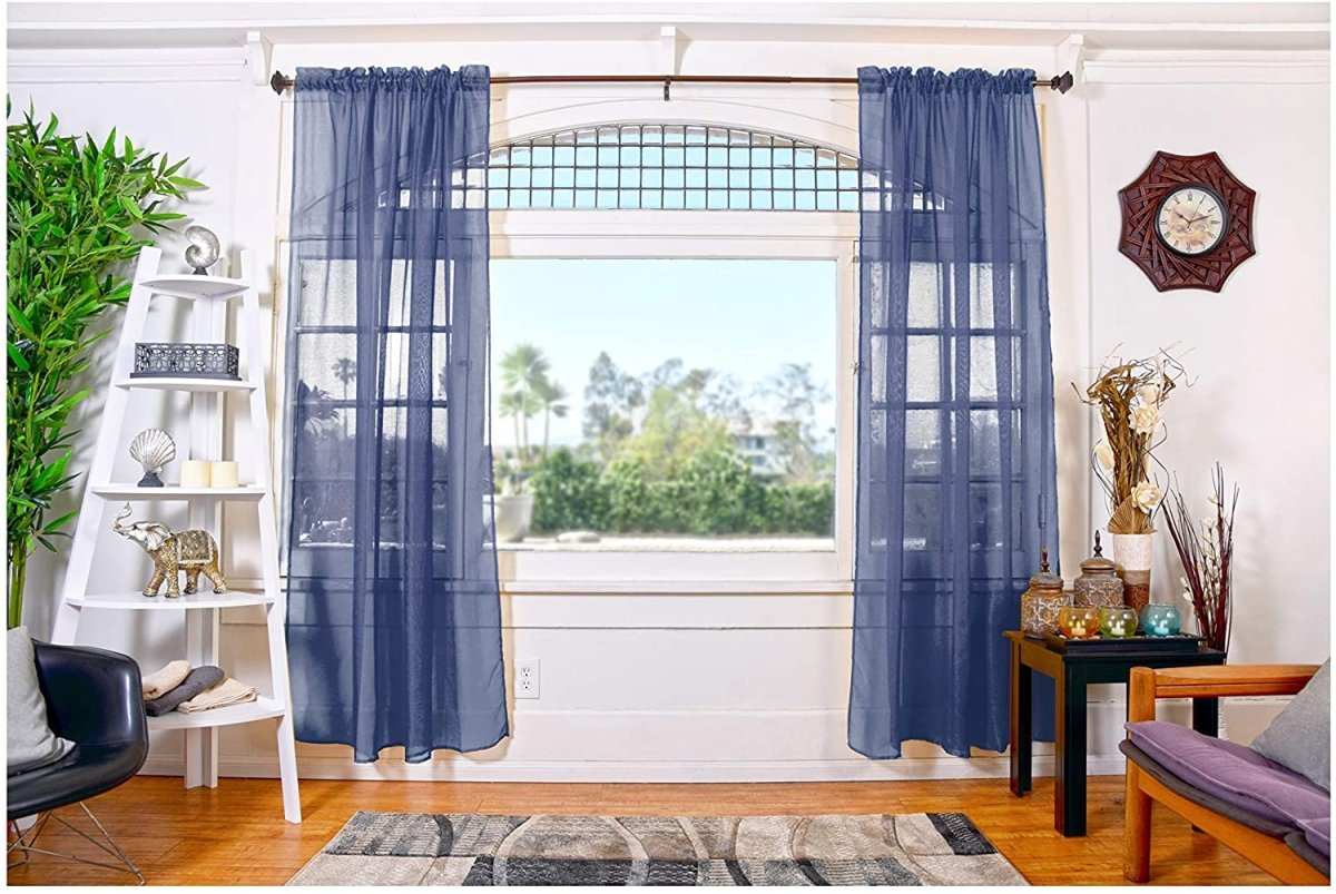 Sheer Curtains. 2 Panels set. - Anna's Linens