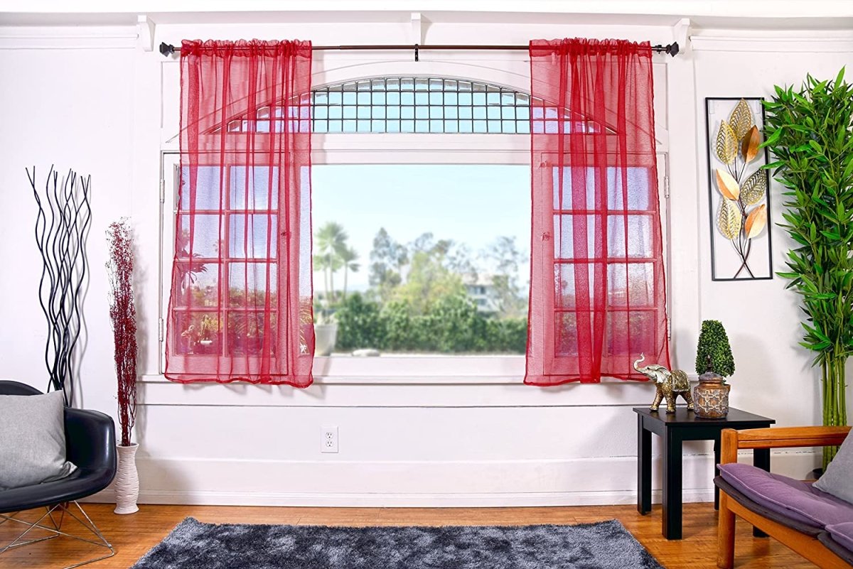 Sheer Curtains. 2 Panels set. - Anna's Linens