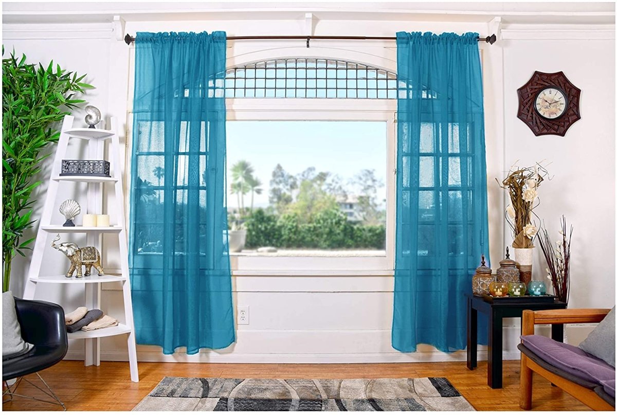 Sheer Curtains. 2 Panels set. - Anna's Linens
