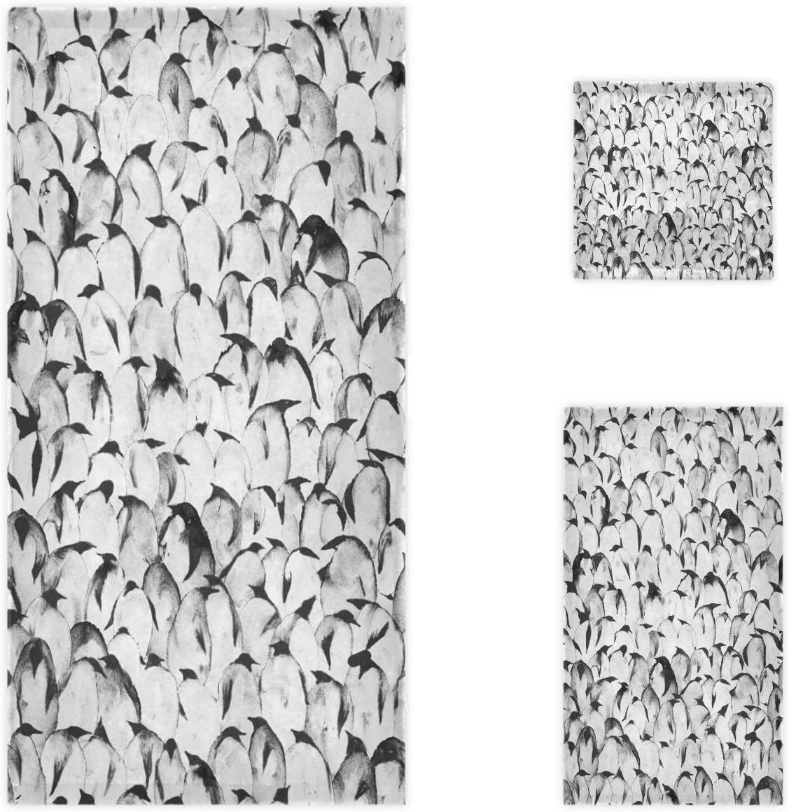 Soft Luxury Set of 3 Towels Bath Towel Hand Towel Washcloth Multipurpose for Bathroom Hotel Gym Spa and Beach - Anna's Linens