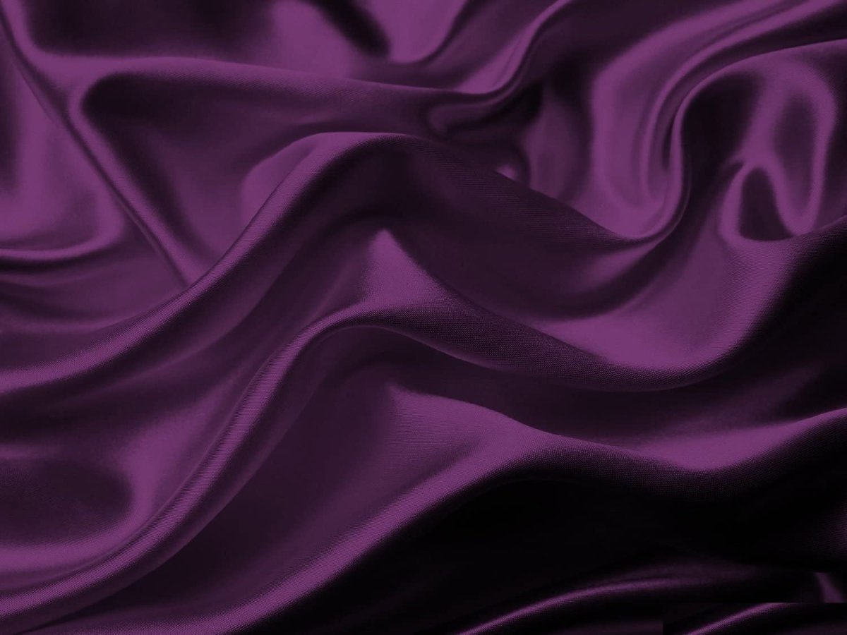 Soft Silky Satin Solid Color Deep Pocket Sheet Set - Anna's Linens