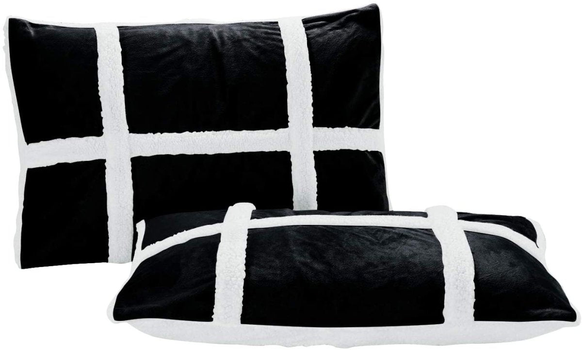 Softest Coziest Sherpa Premium Quality Down Alternative Micro - Suede 3 pcs Reversible Comforter Set - Anna's Linens