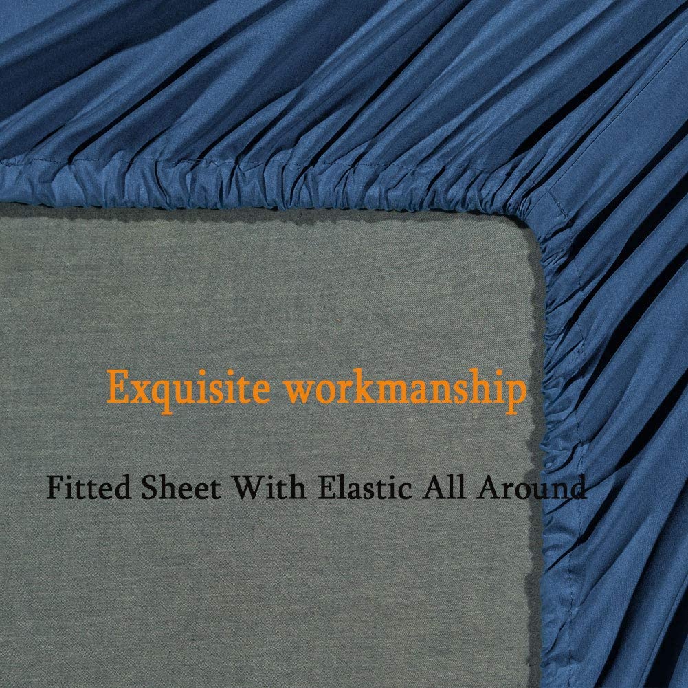 Super Soft 1800 Thread Count Luxury Egyptian Wrinkle Hypoallergenic 6 pcs Bed Sheet Set - Anna's Linens