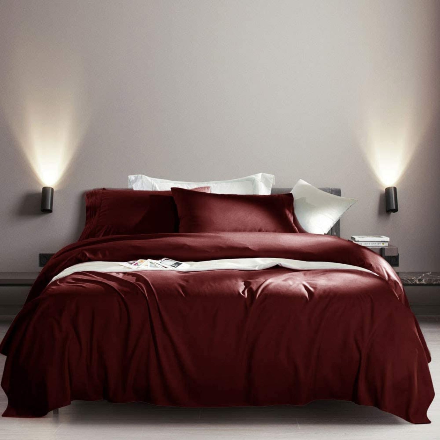 Super Soft 1800 Thread Count Luxury Egyptian Wrinkle Hypoallergenic 6 pcs Bed Sheet Set - Anna's Linens