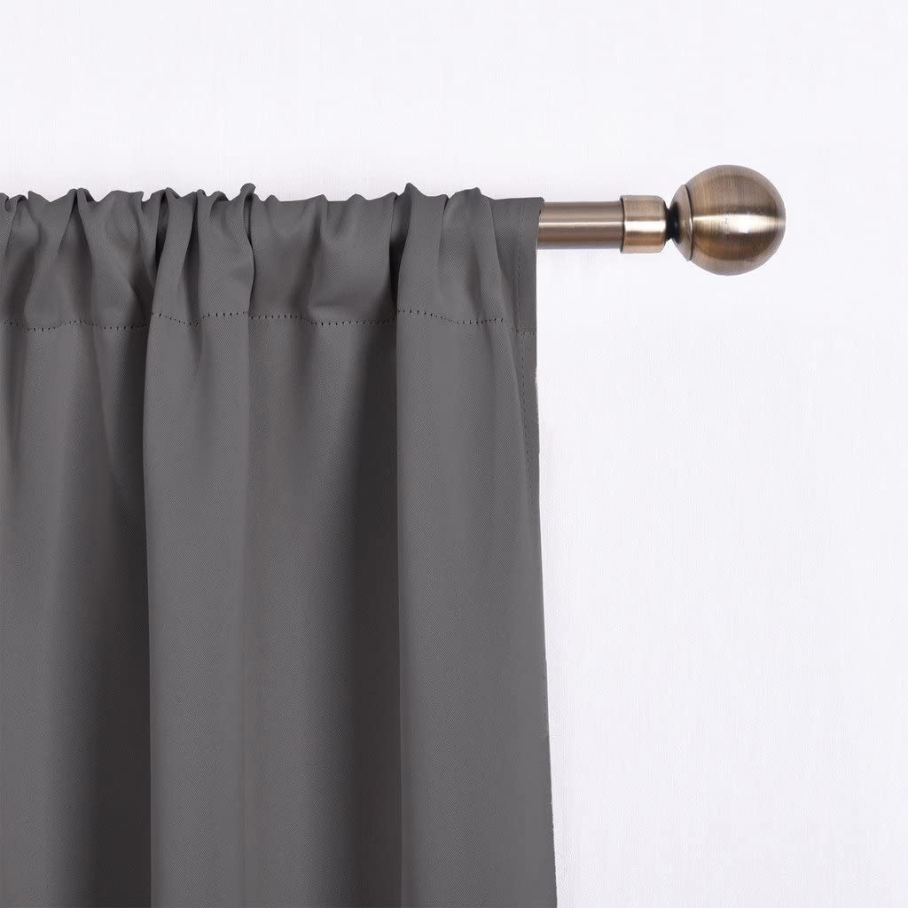 Thermal Insulated Blackout Curtain Tie Up Shade Small Window Valance Balloon Blind - Anna's Linens