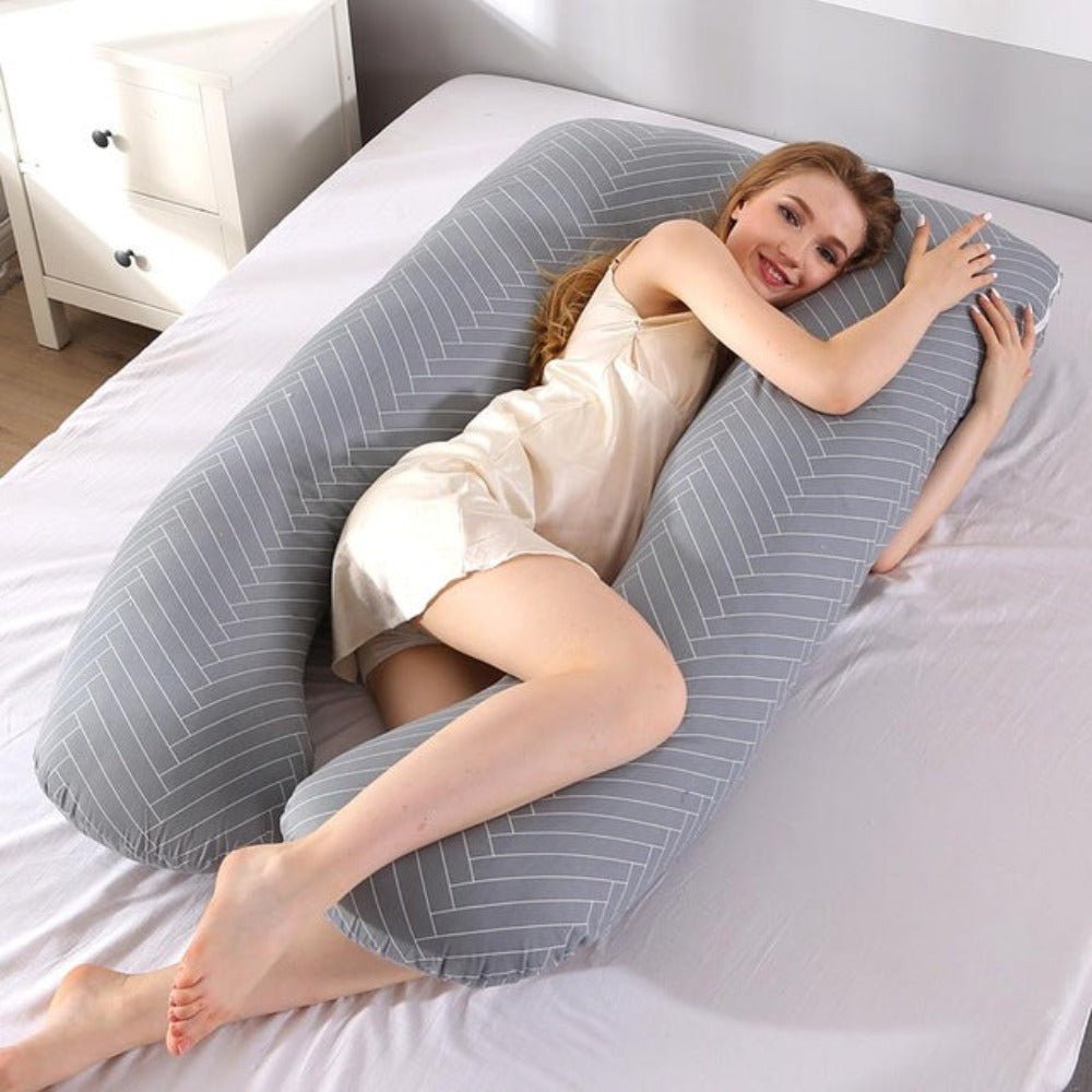 U shape Maternity Pregnancy Pillow Side Sleeper - Anna's Linens