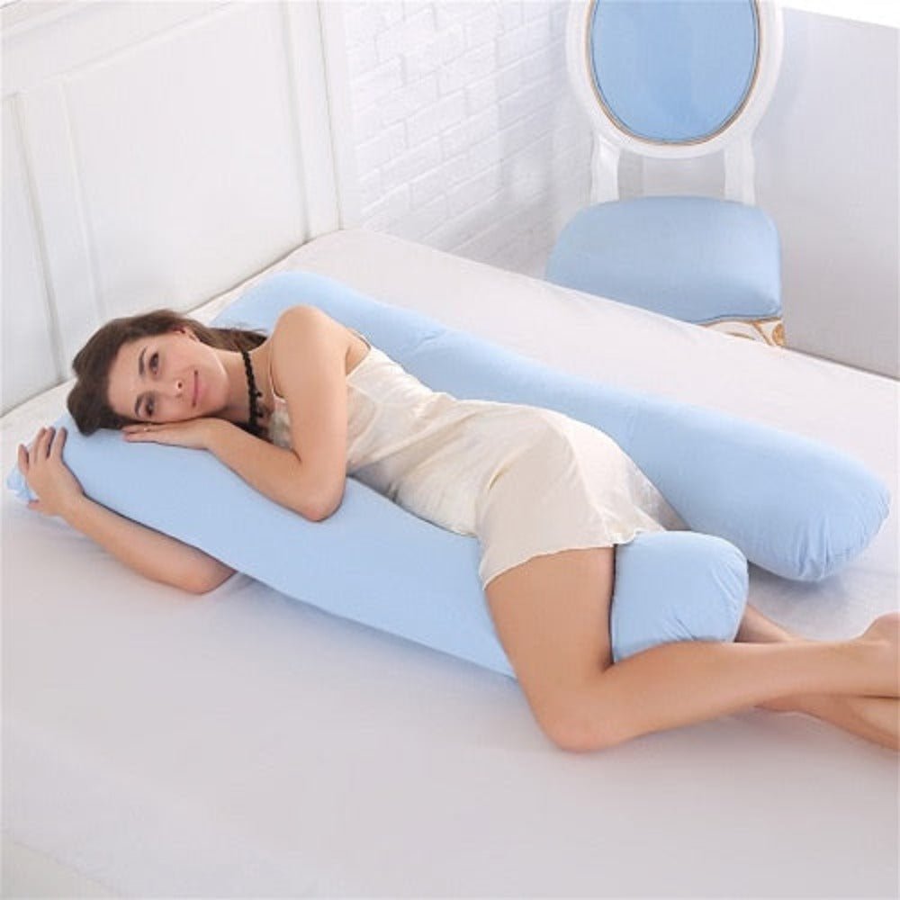 U shape Maternity Pregnancy Pillow Side Sleeper - Anna's Linens