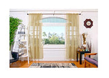 Sheer Curtains. 2 Panels set. - Anna's Linens Store