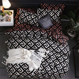 Modern Geometric Duvet Cover Bedding Set - Anna's Linens Store