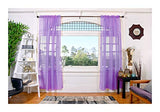 Sheer Curtains. 2 Panels set. - Anna's Linens Store