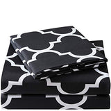 Quatrefoil Black