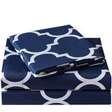 Quatrefoil Navy Blue