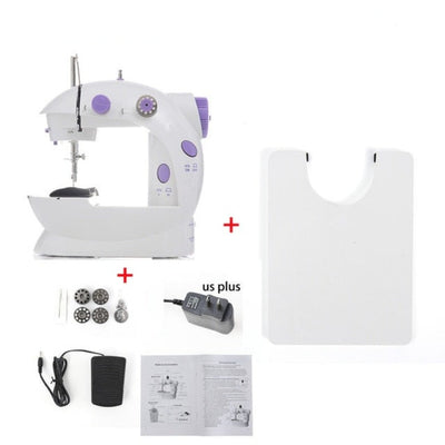 Mini Portable Handheld Sewing Machine Stitch Sew Needlework Cordless Clothes Fabrics - Anna's Linens Store
