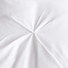 White Pinch Pleat