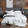 Bedding Set Solid Color Luxury Bedding Kit Rayon Satin Duvet Cover Set Twin Queen King Size Bed Set 2pcs/3pcs/4pcs - Bedding Set - Anna's Linens Store