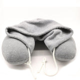 grey Hooded pillow